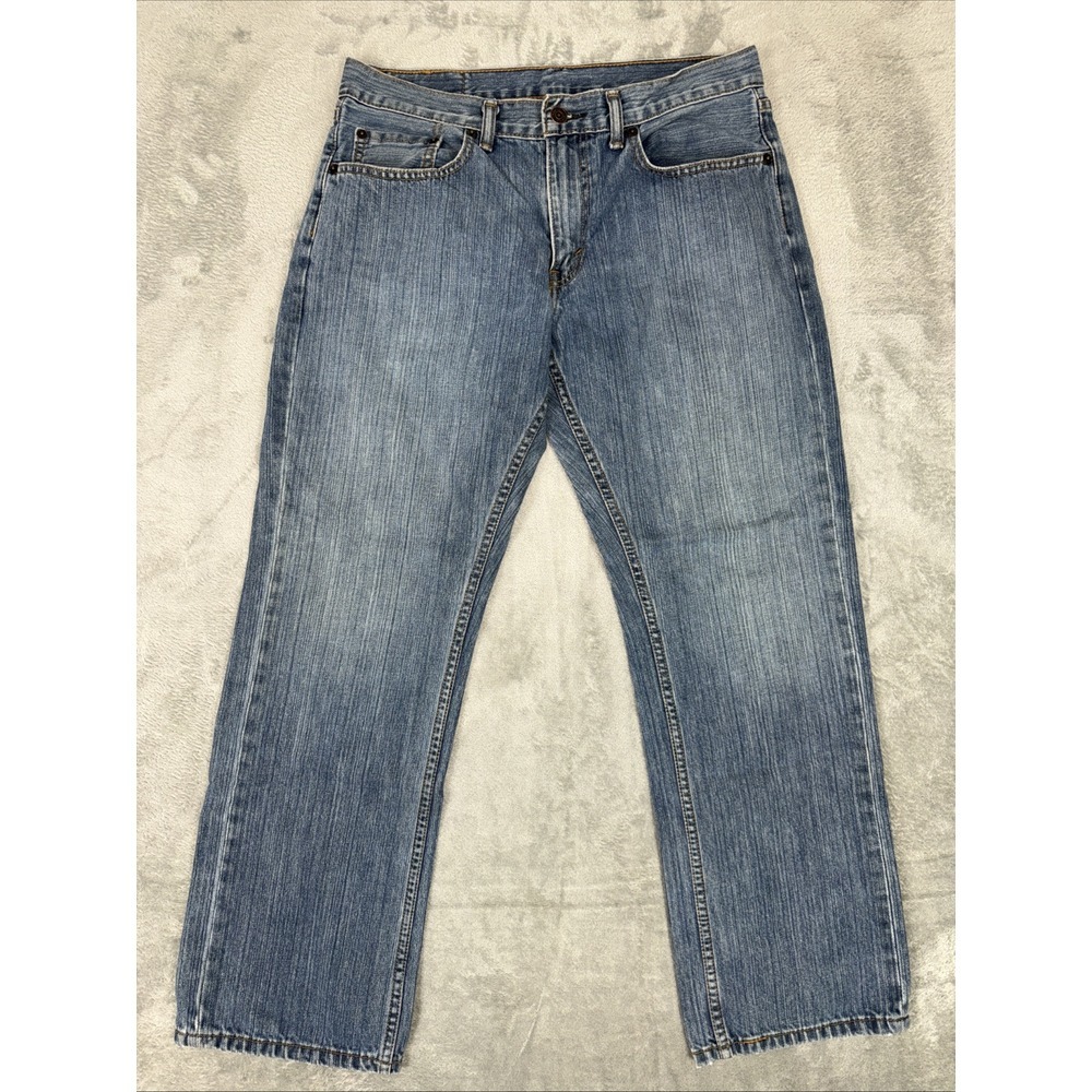 Levi's 559 Mens Jeans‎ Size 32 X 30 Blue Denim Cotton 5-Pockets Straight Leg